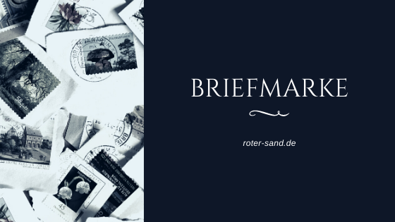 Die Briefmarke „Roter Sand“
